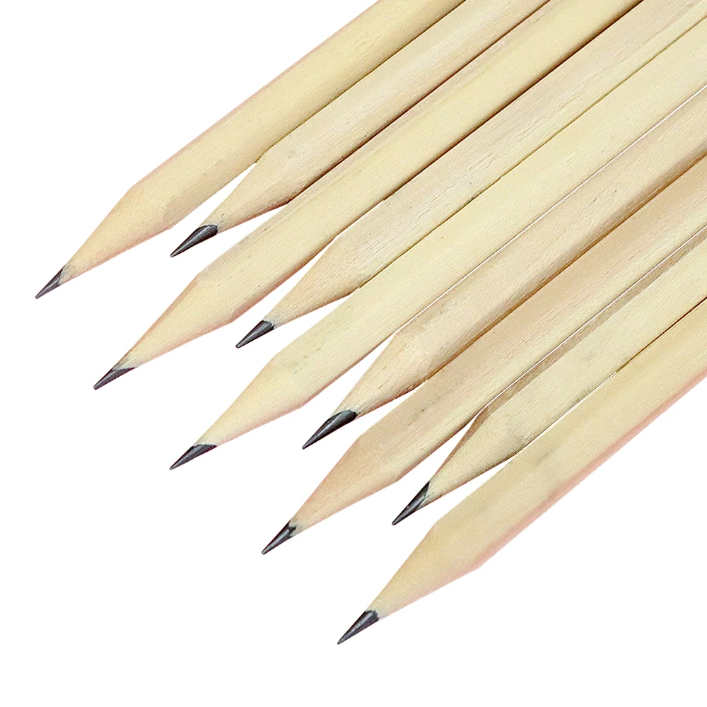 100 шт./лот экологичный карандаш из натурального дерева HB черный шестигранный нетоксичный Стандартный карандаш канцелярские принадлежности для офиса и школы