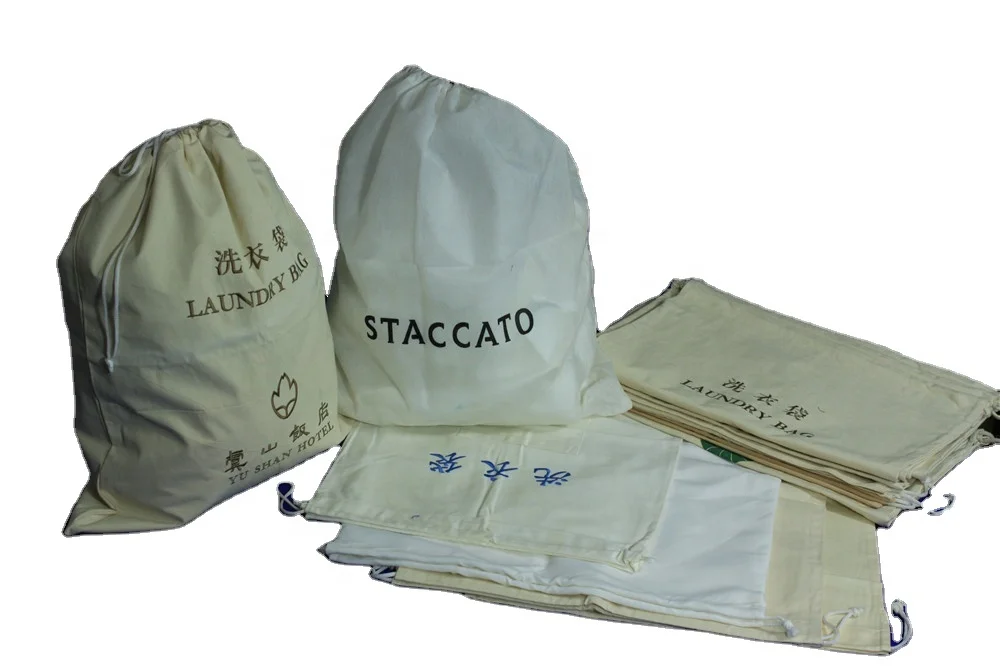 Hotel 5 star rectangle laundry bag for hotel