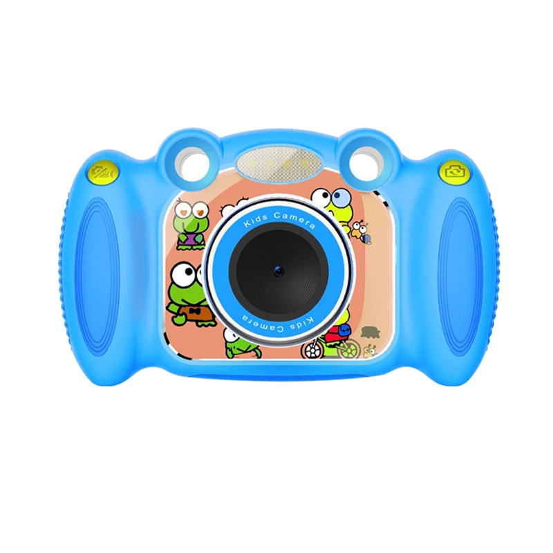 Built-in Led Flashlight Children Camera with Cartoon Recording Function Play Game Selfie Kid Camera