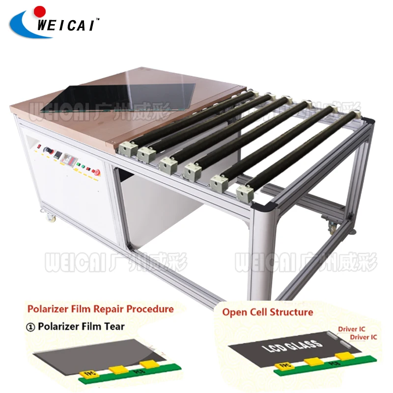 TV Panel Film Remove LCD panel repair machine polarizer tearing film Tearing machine for lcd screen panel