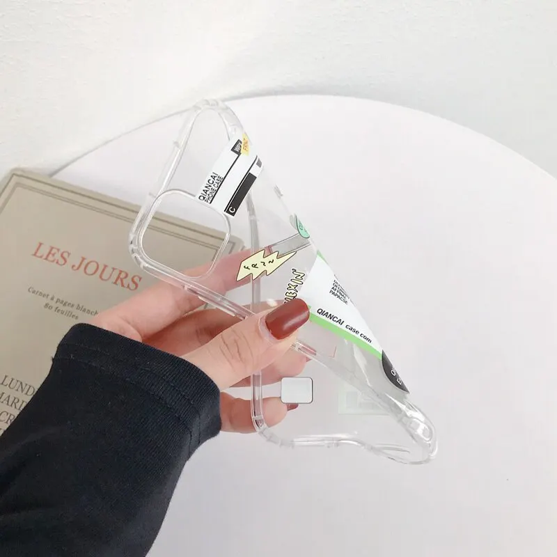 Custom Clear Transparent Phone Case Customised Logo for iPhone All Brand Smart Phone Samsung Huawei Xiao Mi Redmi Moto Vivo Oppo