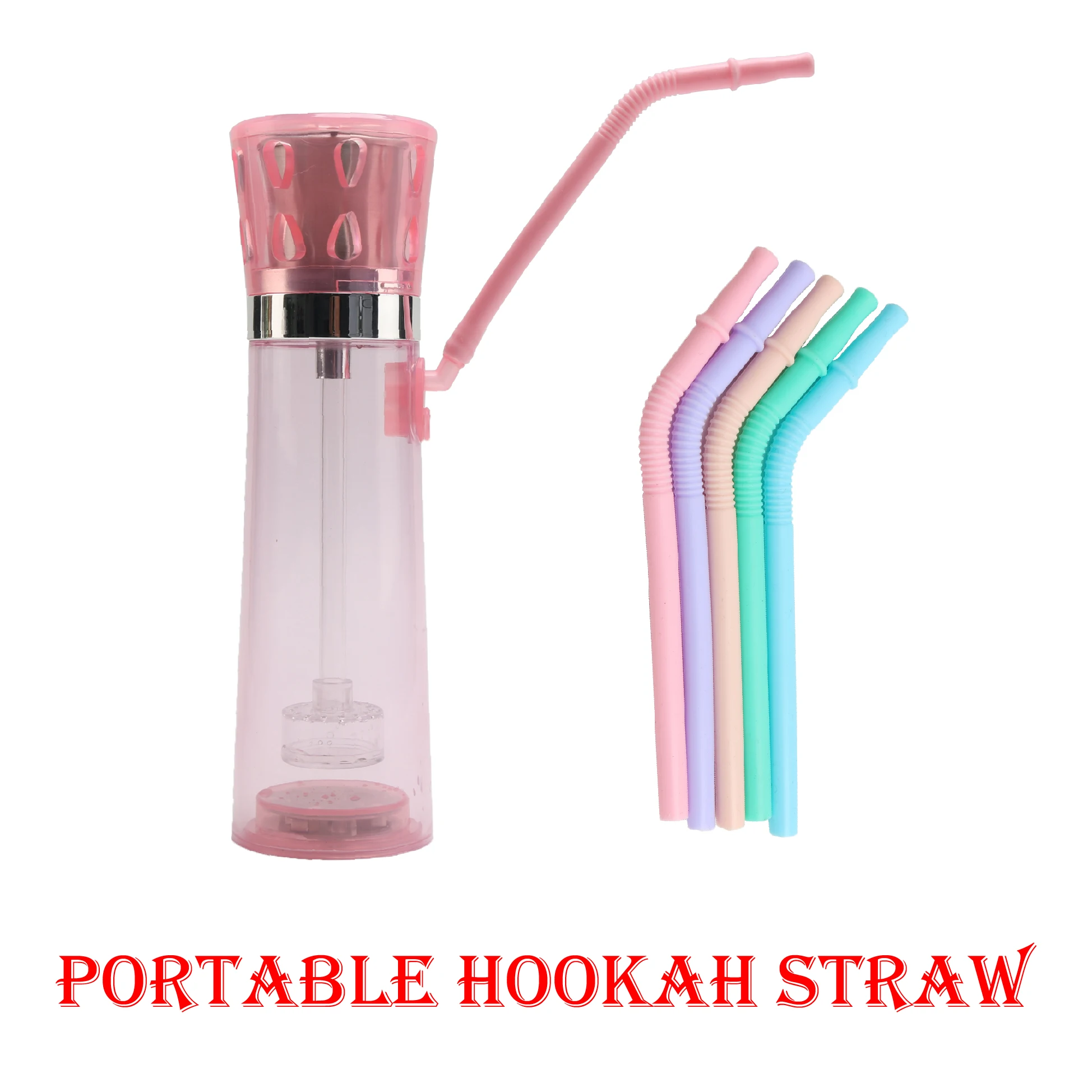 Wholesale LED nargile shisha portable hookah narguil sheesha car hookahs chicha thermal shroud hand shisha with led light