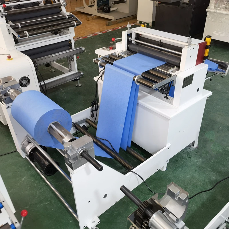 Automatic Non Woven Fabric Roll To Sheet Cutting Machine