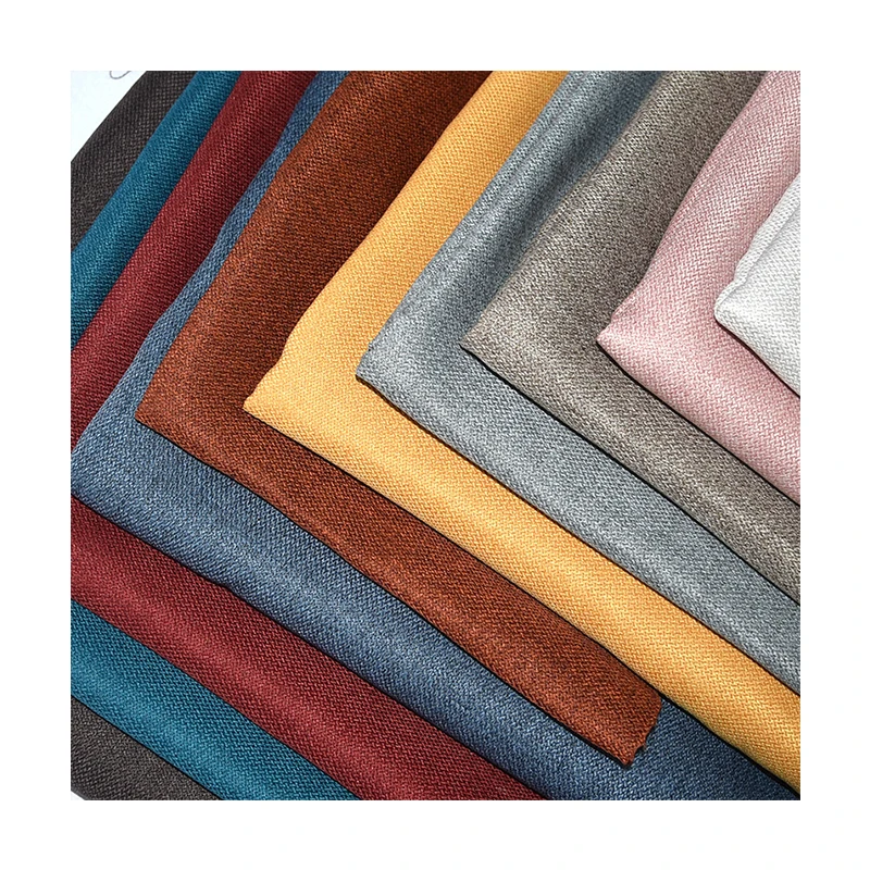 Home Textile  Dimout Cotton Touch 100% Polyester FR textile Curtain Flame Retardant Fabric For Living Room