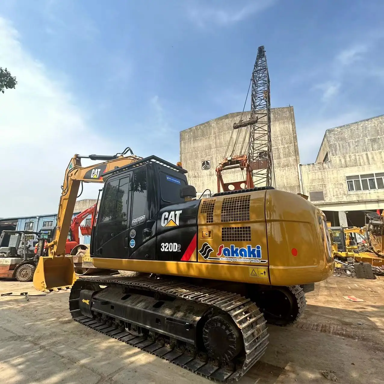 Б/у хорошее качество Подержанный тяжелый Cat320d2 320d 320d2l экскаватор гусеничный CAT330