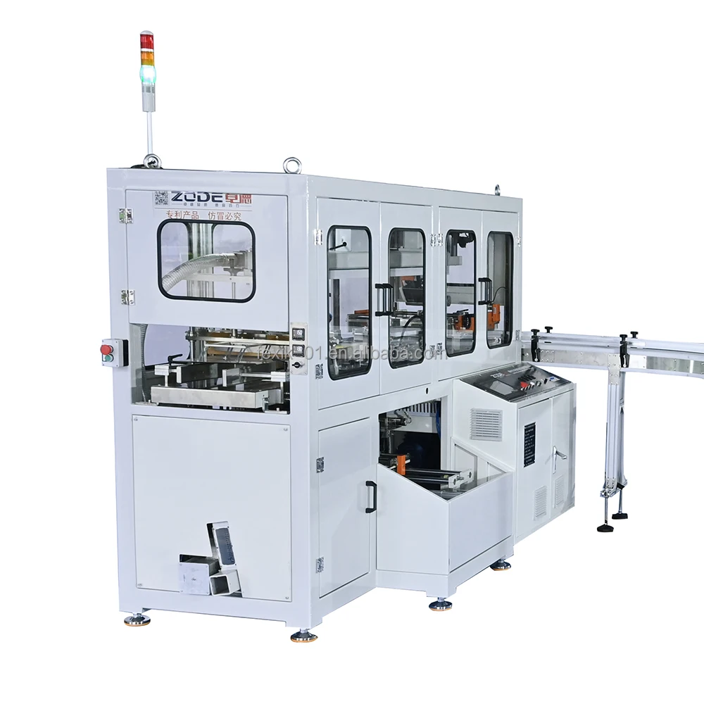 Many soft packs pe precast bag facial tissue automatic cutting and packing machine tissue paper bundling packaging machine