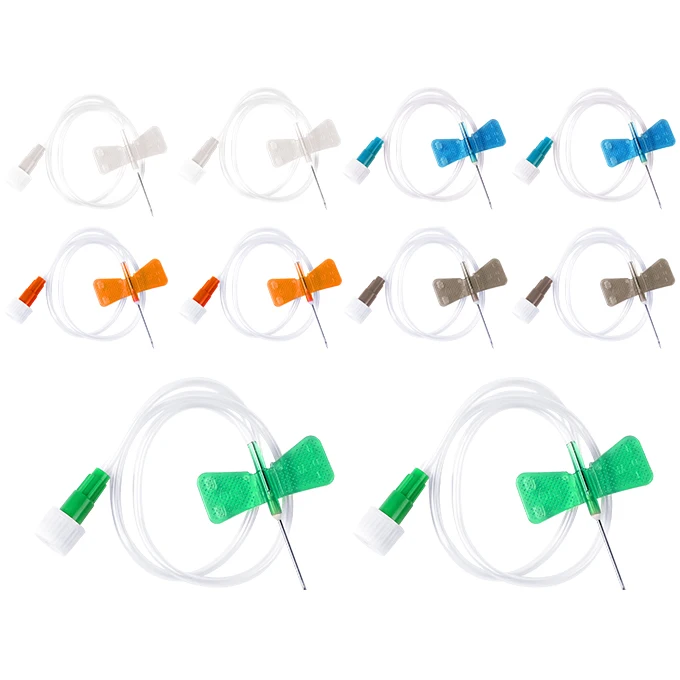 
CE ISO Approved Small Vein Infusion Butterfly Intravenous Needle Scalp Vein Set 
