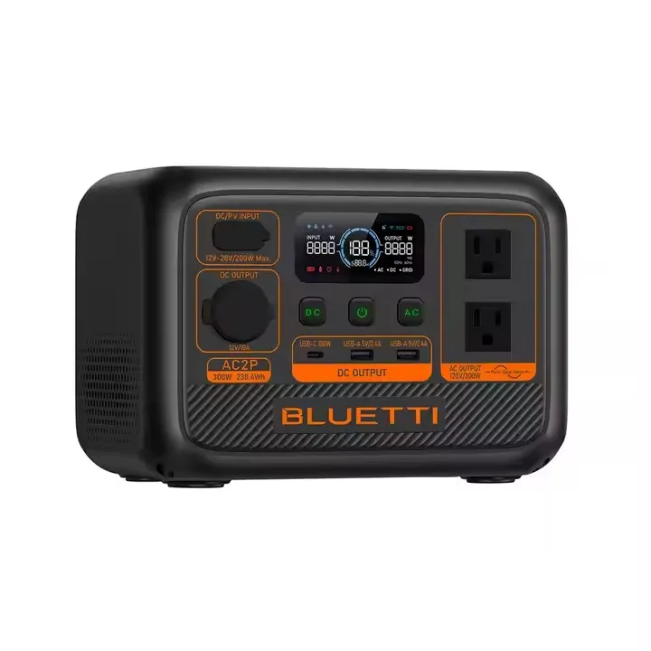 Bluetti AC2P 110 В 220 мини Солнечная система с солнечной портативной электростанцией для кемпинга на открытом воздухе
