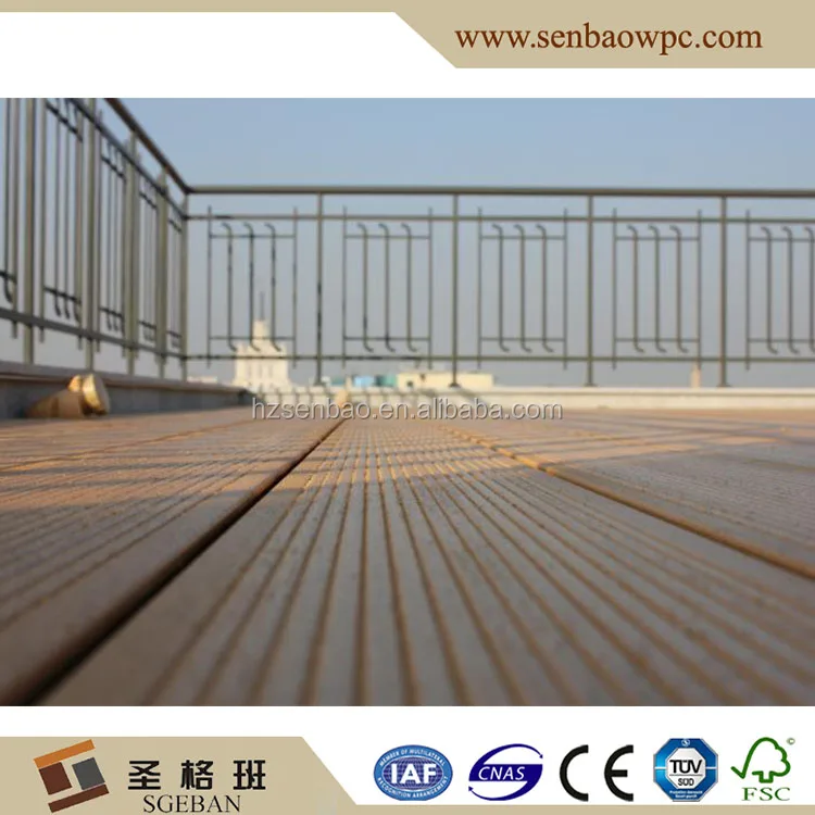 Wholesale price laminate engineered flooring wood plastic composite wpc outdoor terrace wpc decking flooring board