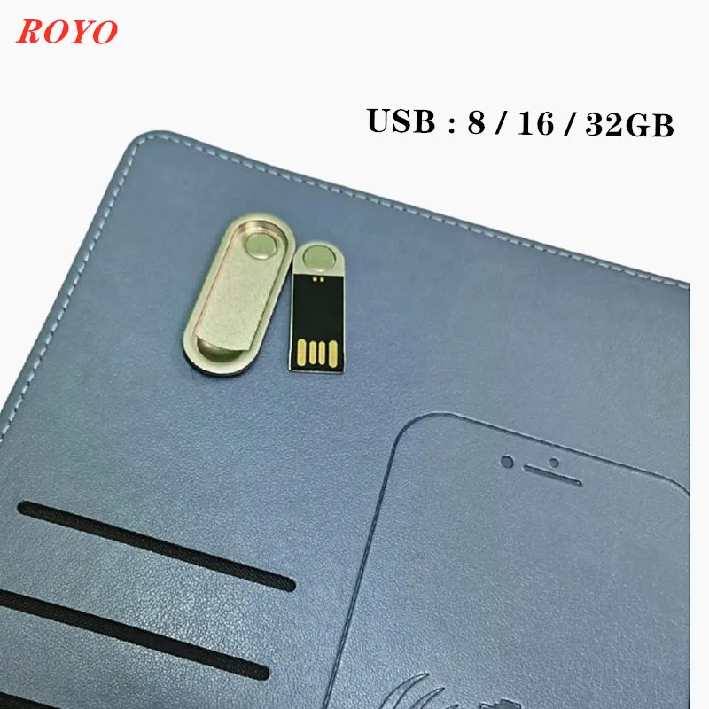 Hot selling smart notebook pen with business notebook  powerbank wireless and usb flash drive luxury notebook custom logo