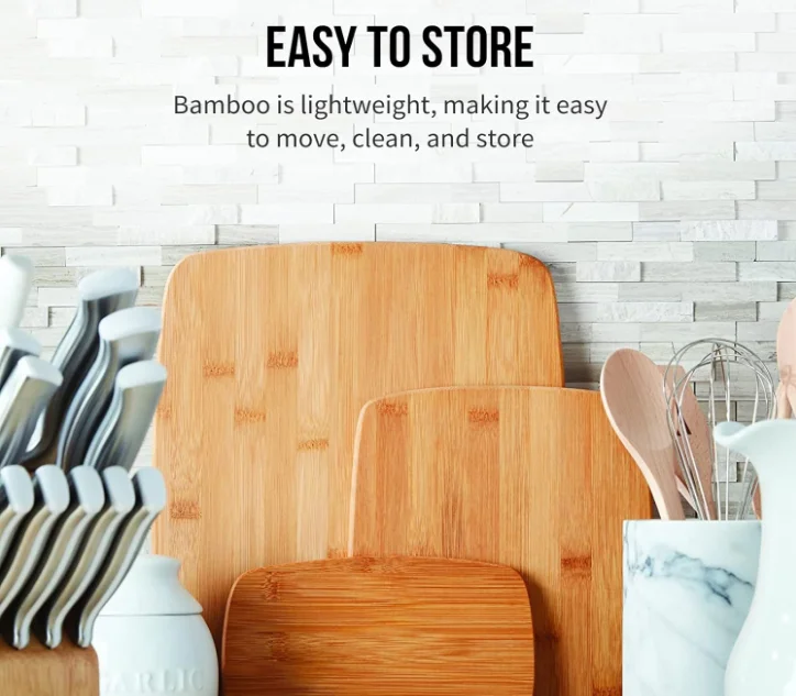 3-Piece Kitchen Cutting Board Set, Reversible Chopping Boards for Meal Prep and Serving, Charcuterie Board Set,