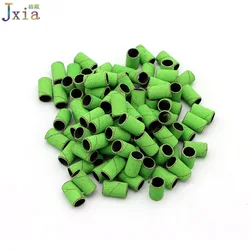 Jiexia 50pcs 75pcs 100pcs Packing Nail Drill Bits Sanding Bands for Acrylic Nails Gel Removing Machine