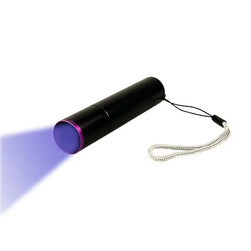 Черный фильтр-объектив USB перезаряжаемый 365nm УФ фонарик черный свет портативный мини-УФ лампа обнаружения банкнот