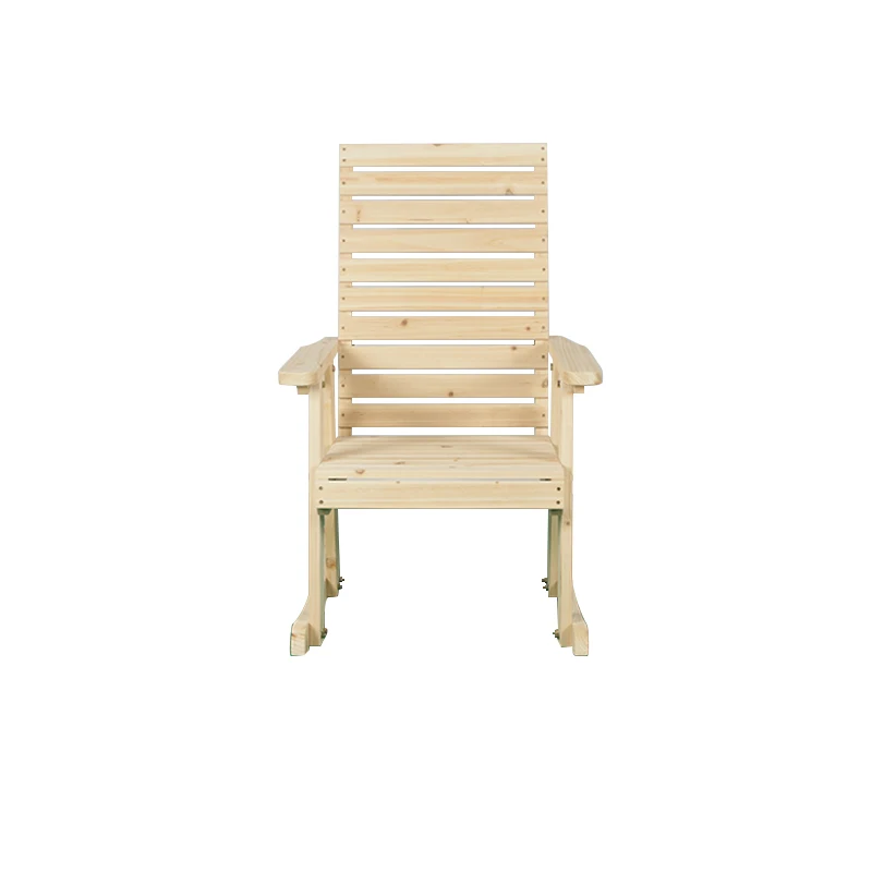 Wholesale high quality cheap outdoor beach wooden rocking chair recliner for adults