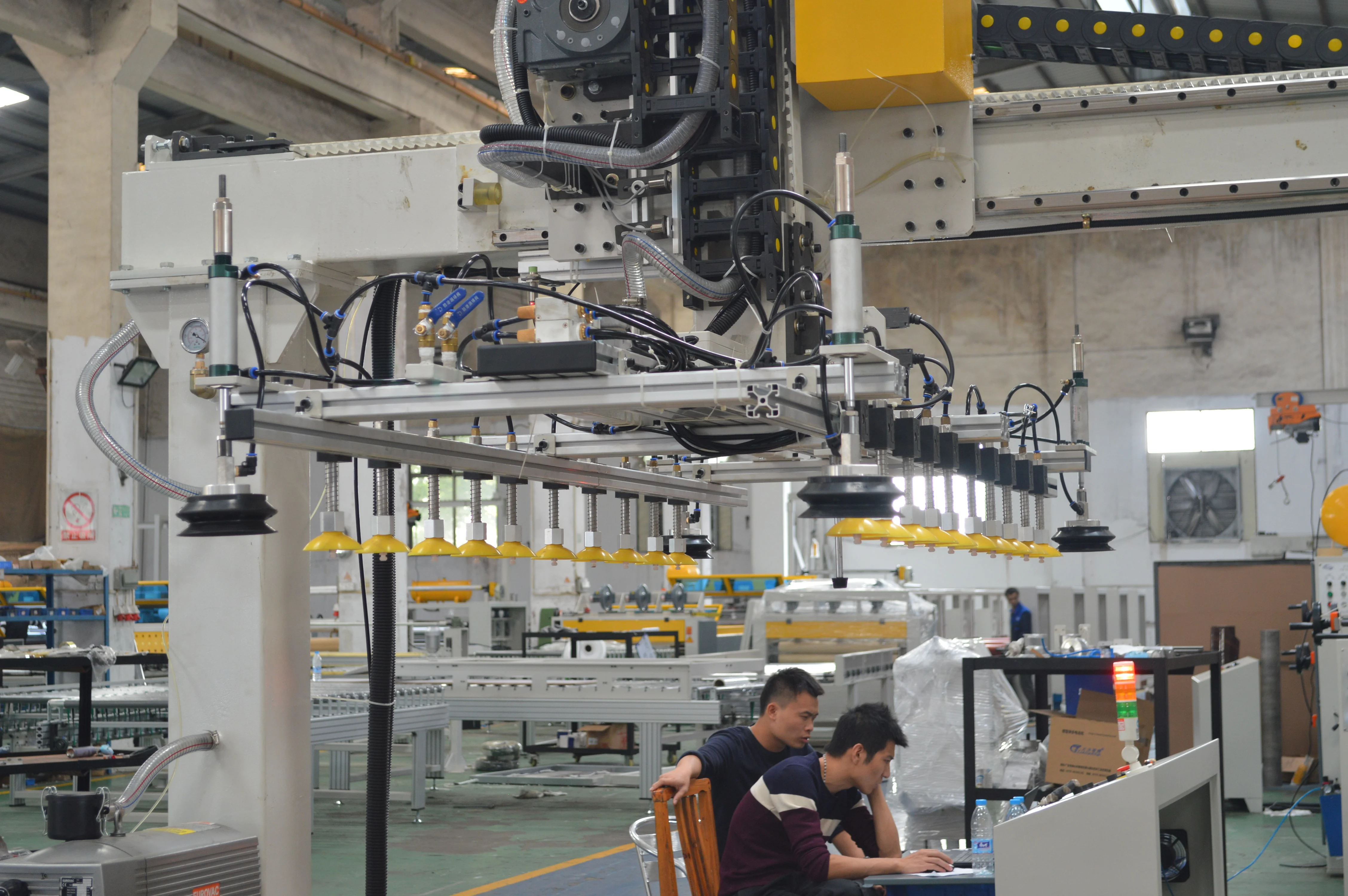 Guangzhou Hessan Auto-loader for 4X8 feet Panel  boards machine carrier/Portal Frame Loading System