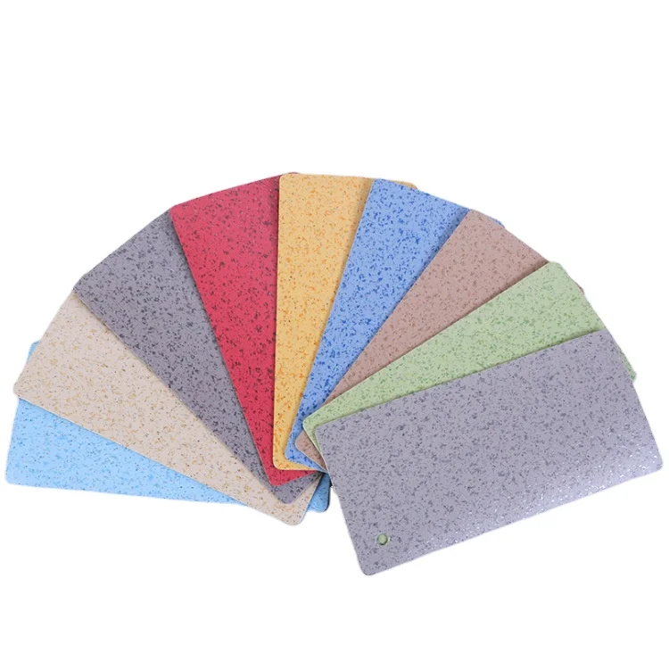 Multi Colors Directional Homogeneous Flooring Antistatic PVC Vinyl Flooring For Hospital