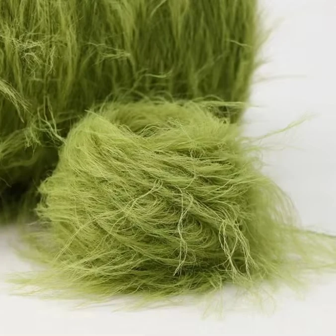 Worsted 100% nylon yarn lint-free 8cm mink-like 10cm mink-like filament 100% nylon yarn