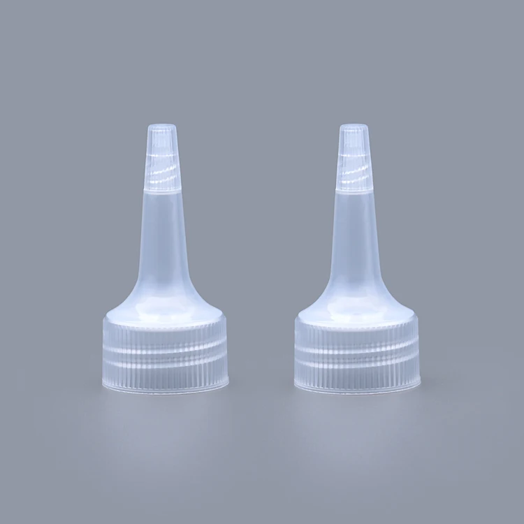Liquid Dispenser Cover 24/410 White Eco Plastic Long Nozzle Dropper Caps PCR Twist Top Cap