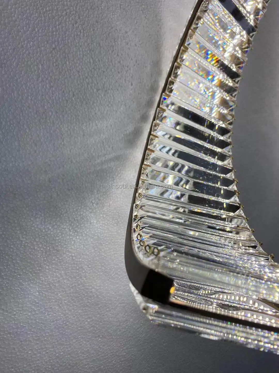 Jansoul lighting high-end chandelier crystal large celling light modern