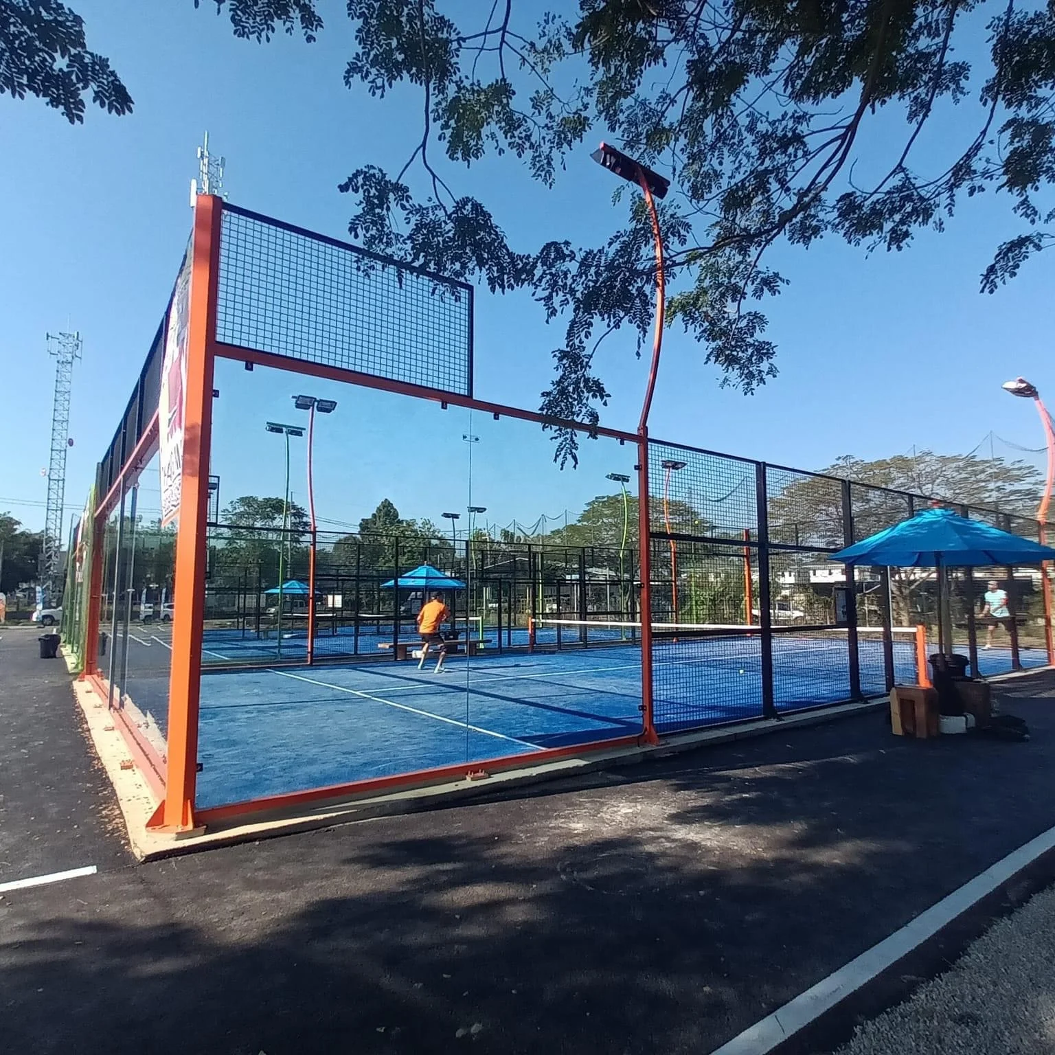 EXITO Wholesale Hot Sale Paddle Tennis Court Padel Court High Quality  With Roof