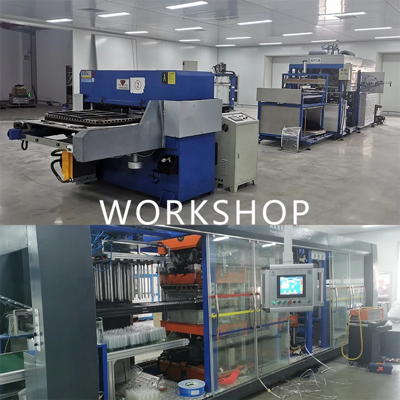 High Quality Customized Plastic Clam Shell Packing Tray Box Thermoforming Process Storage Bins