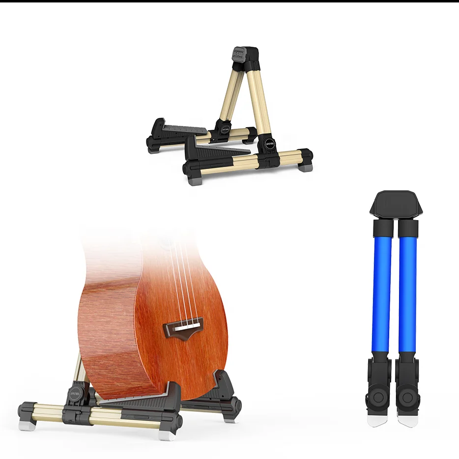 AGS-08 Colored Portable Folding Guitar Stand High Quality Electric Acoustic Guitar Stand guitar accessories