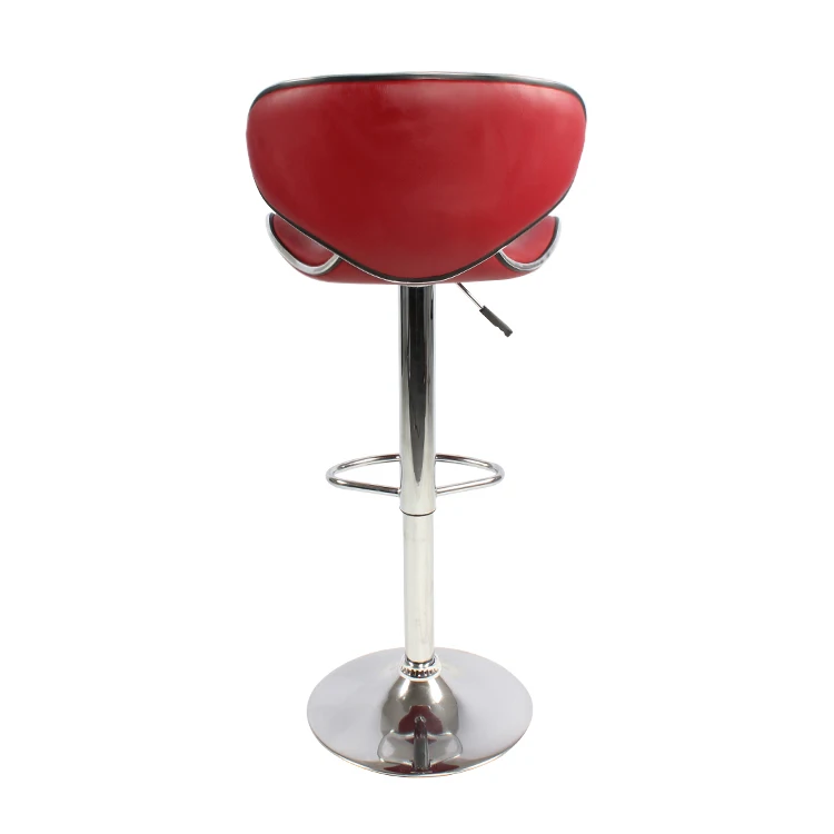 Hot Selling PU Leather Commercial Bar Furniture High Quality Wooden Bar Stool Chair