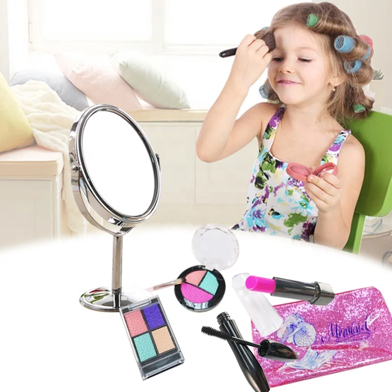 Лидер продаж Amazon, детский набор для макияжа, набор для творчества, Детская косметика, игрушки для ролевых игр, макияж для девочек