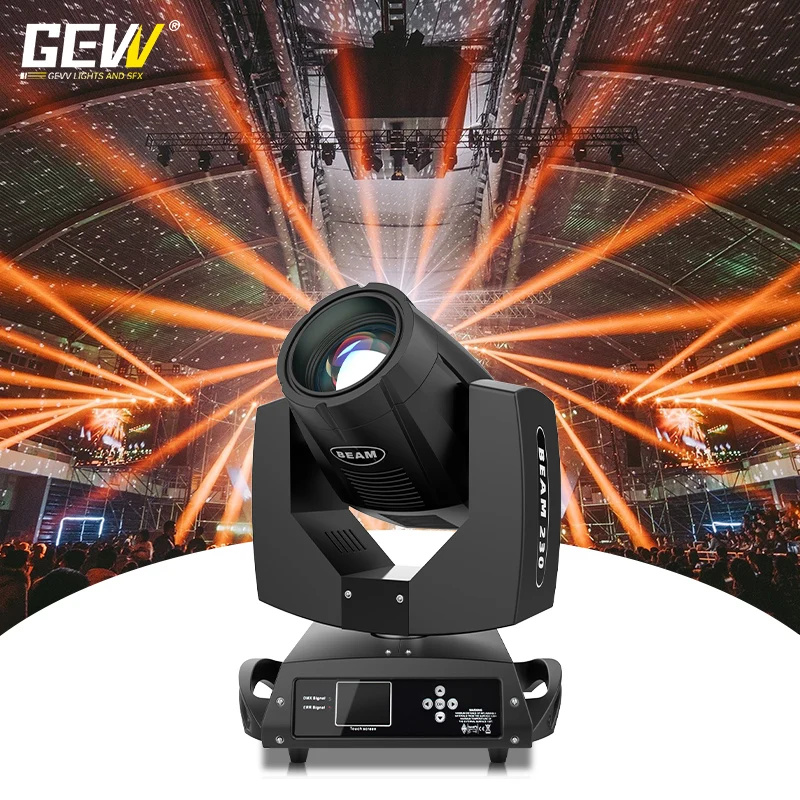 GEVV Stage Lighting DMX 7R 230W Sharpy 7r Beam Moving Head Light for Wedding DJ Bar