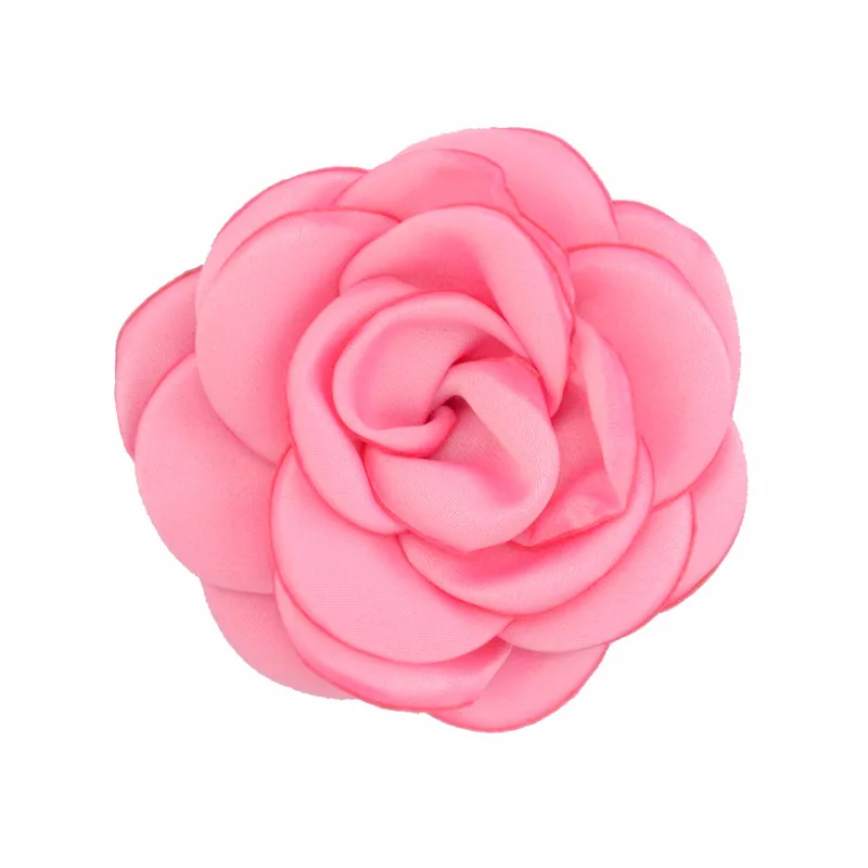 22  NEW 6cm Artificial Decorative Handmade Chiffon Fabric Flower For Dresses Clothing