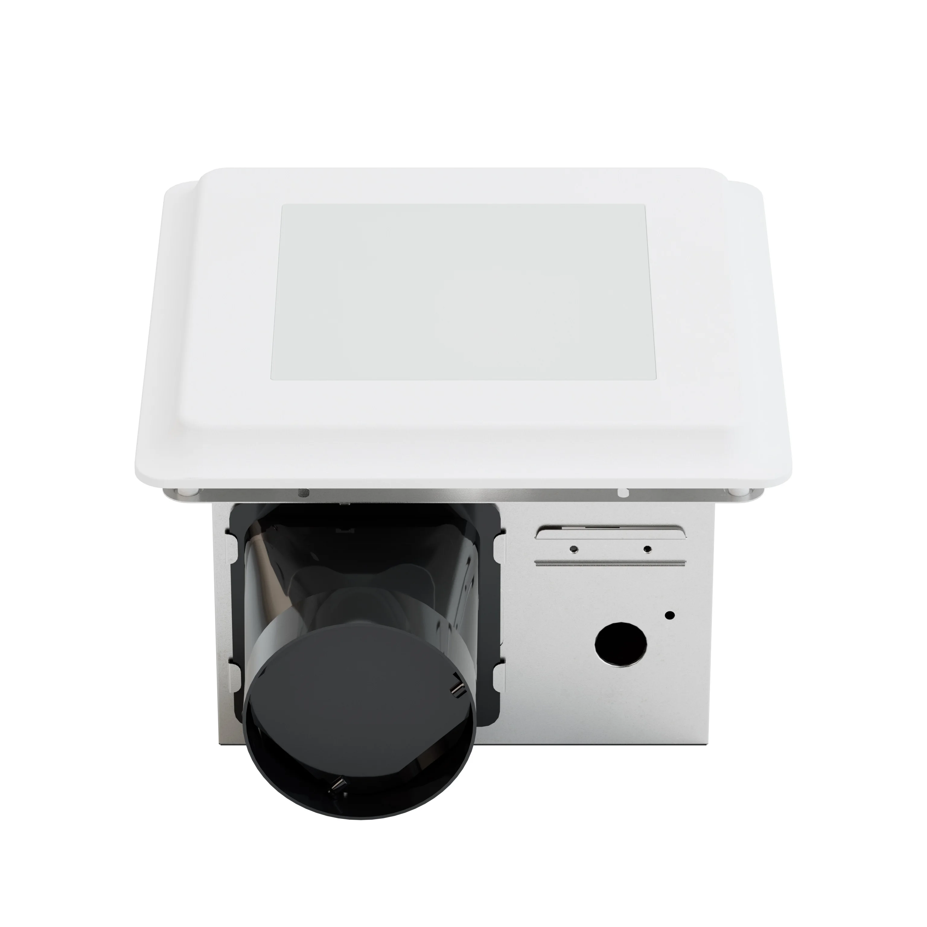 Вытяжной вентилятор для ванной комнаты с подсветкой 10 дюймов 120VAC 100CFM двигатель переменного тока 25 Вт выбор 5CCT 15 света 1200 лм регулируемой яркостью
