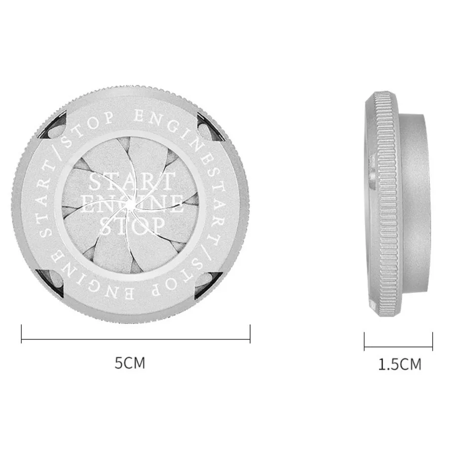 Поворотный цинковый сплав для автомобиля мотоцикла автомобиля SUV двигателя старт зажигания стоп-кнопка защитная декоративная крышка