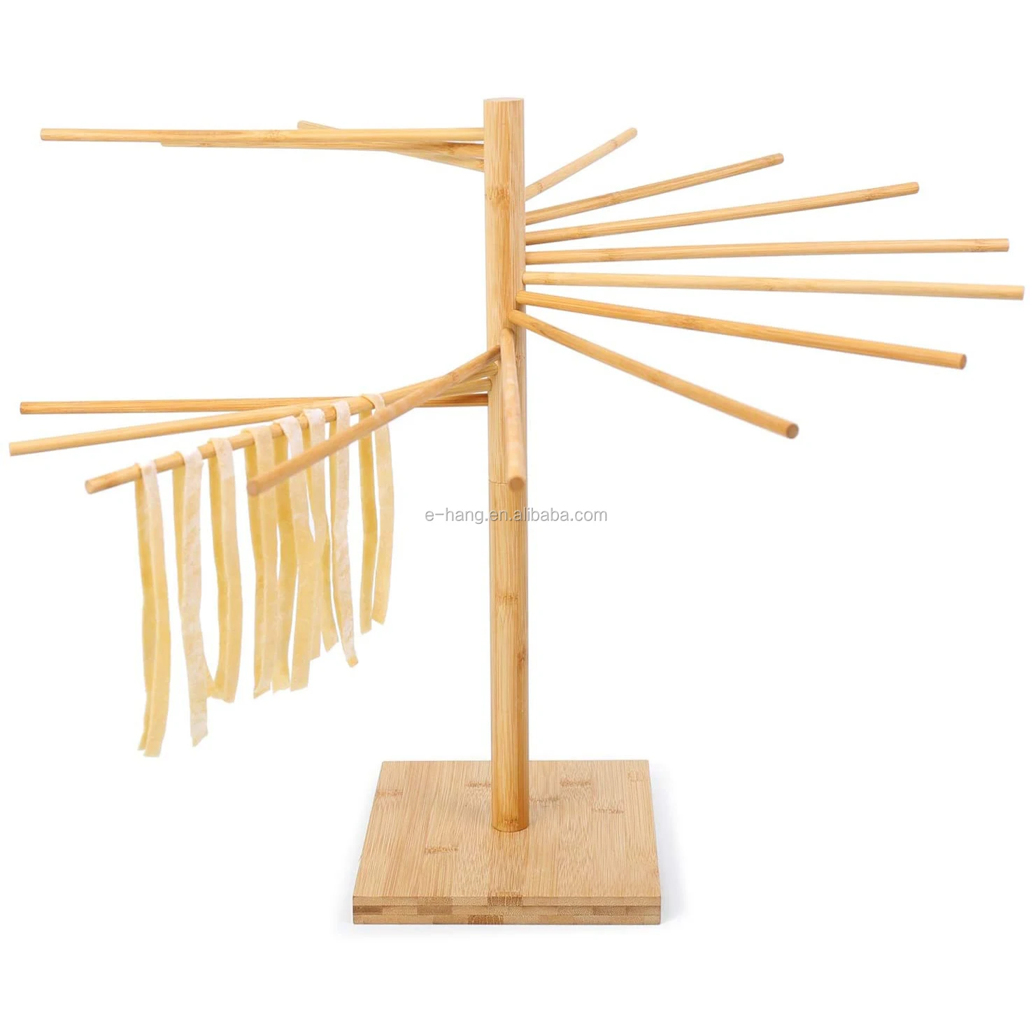 
Bamboo Pasta Dryer 100% natural Non-slip and resistant pasta holder homemade pasta drying 