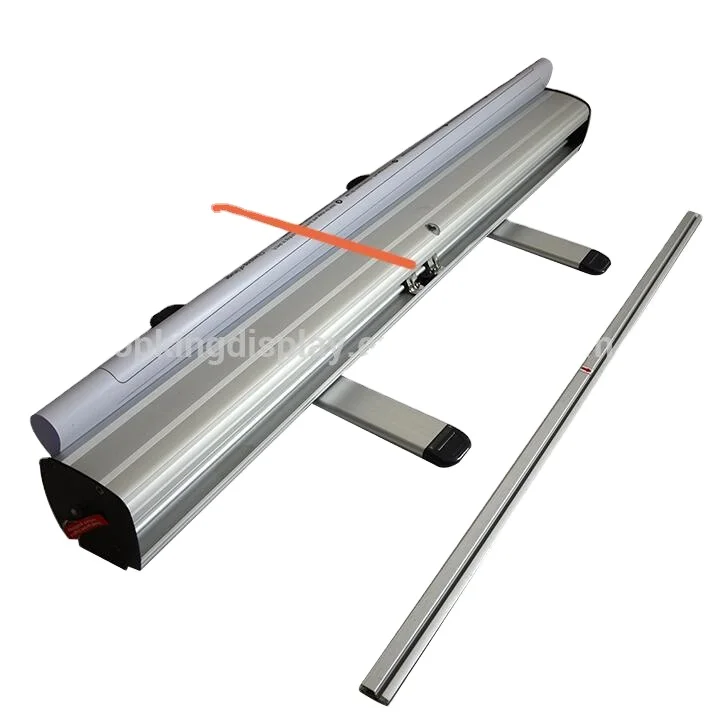 Customized retractable aluminum roll up banner stand display for selling