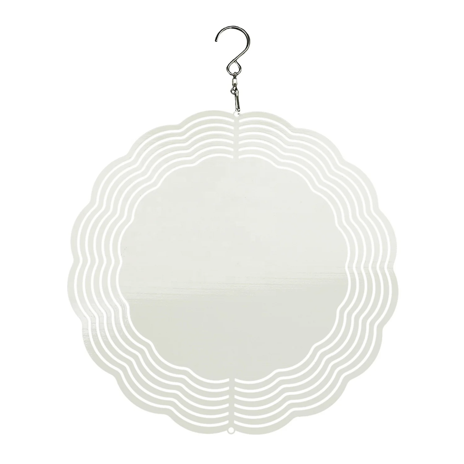 10 Inches Aluminum Double Sides Blank Sublimation Wind Spinner