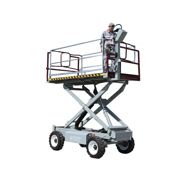 4GP-1200 orchard picker lift pluck picking platform for apple tree harvester