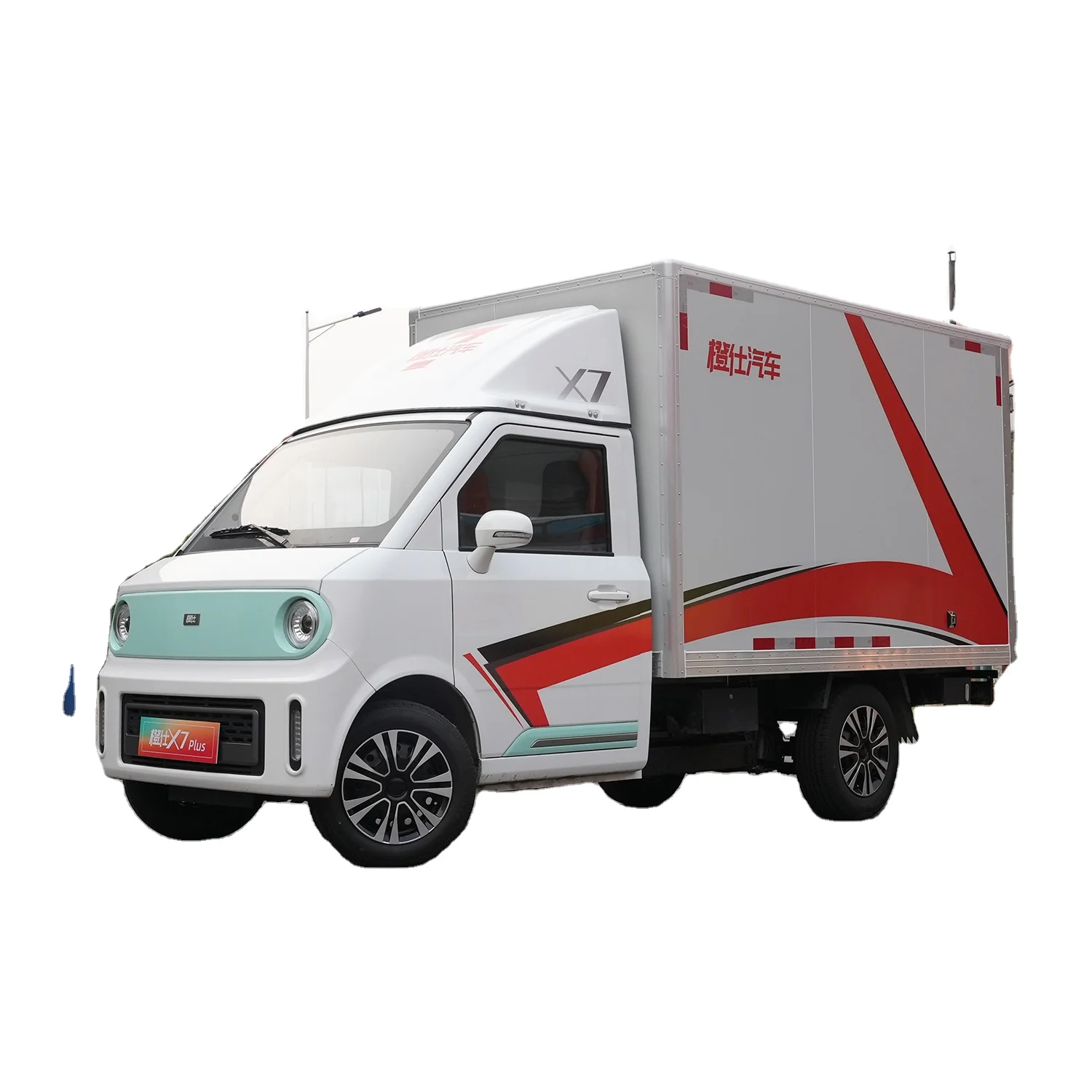 175km mile range electric vehicles with 7.3 cubic meters box,Chesh X7 plus with rated power 30kW peak 60kW
