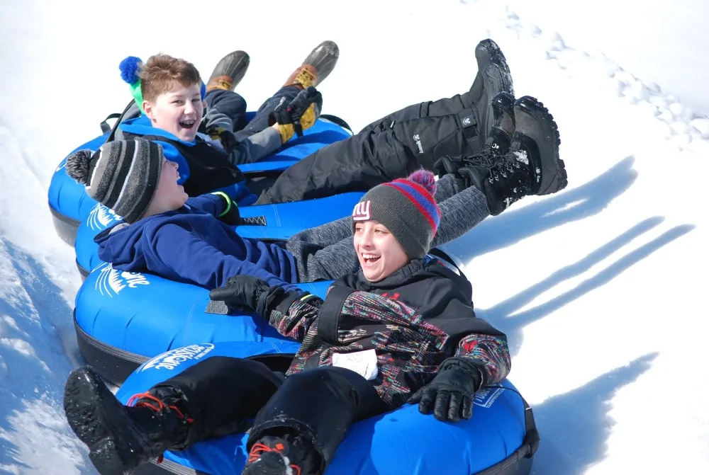 OHO factory custom heavy duty inflatable snow sled/tube sledge