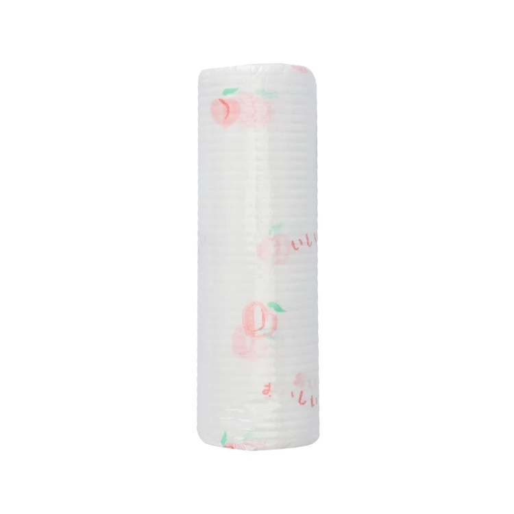 Reusable White Woodpulp Recycled Non-woven Cleaning Towel Roll Cleansing Disposable Towel Kitchen Rag Kitchen Wipe Kitchen Paper