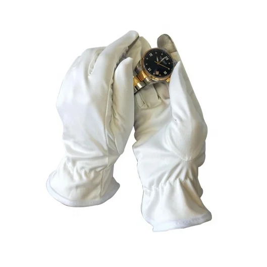 guantes de microfibra Manufacture microfiber gloves jewelry for displaying high quality microfiber jewelry gloves