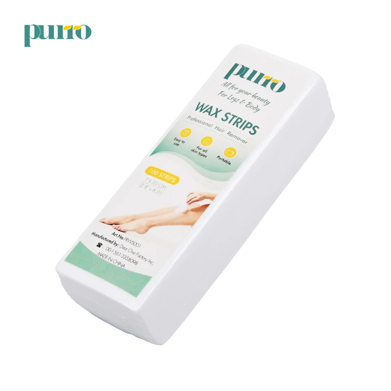 
PURRO Wholesale Polyester Leg Body Private Label Waxing Paper Strip 