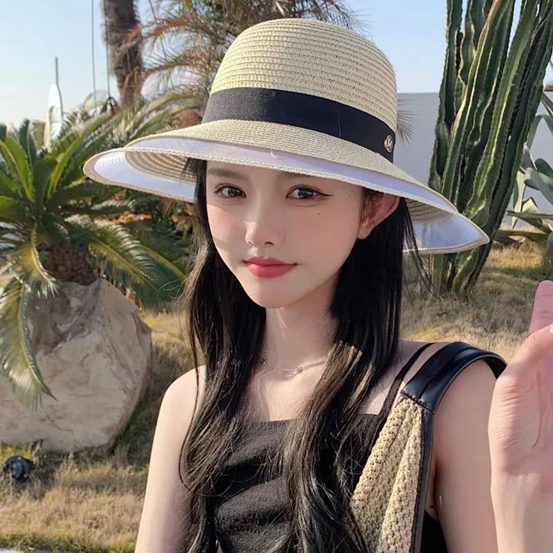 Custom Wide Brim Breathable Beach Uv protection Camping Garden Farm Sun Hat String Fishing Bucket Hats for Hiking