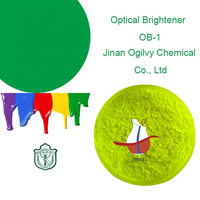 China Manufacturer Fluorescent Brightener Ob-1 Powder Additive 393 For Transparent Plastic PVC