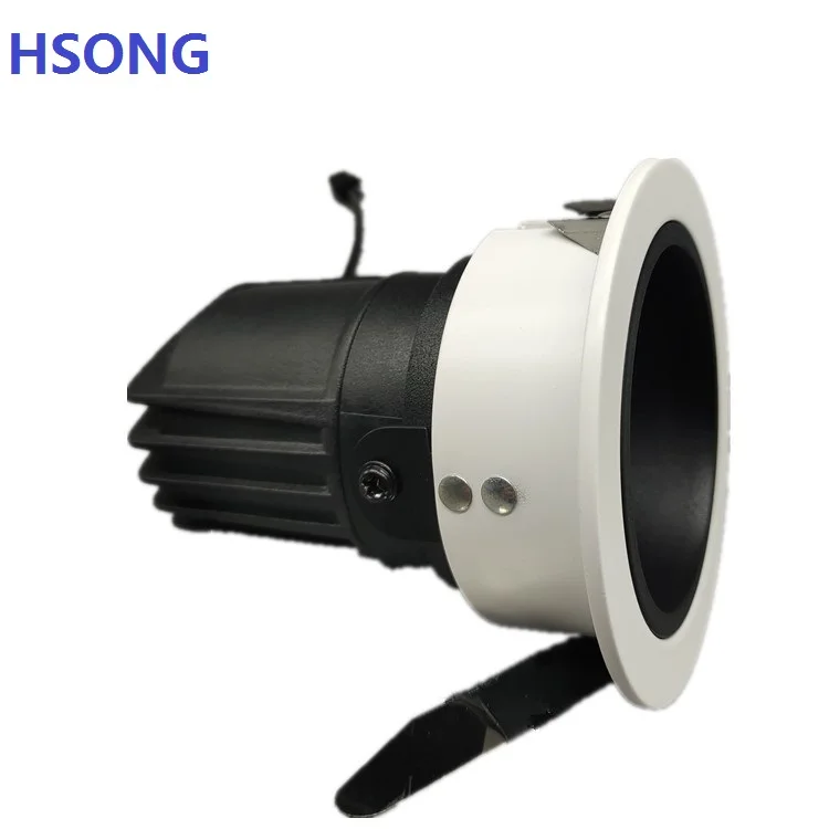  Hsong 10 Вт без Fliker Recessed-COB-AC100-240V-Anti-Glare светодиодные потолочные