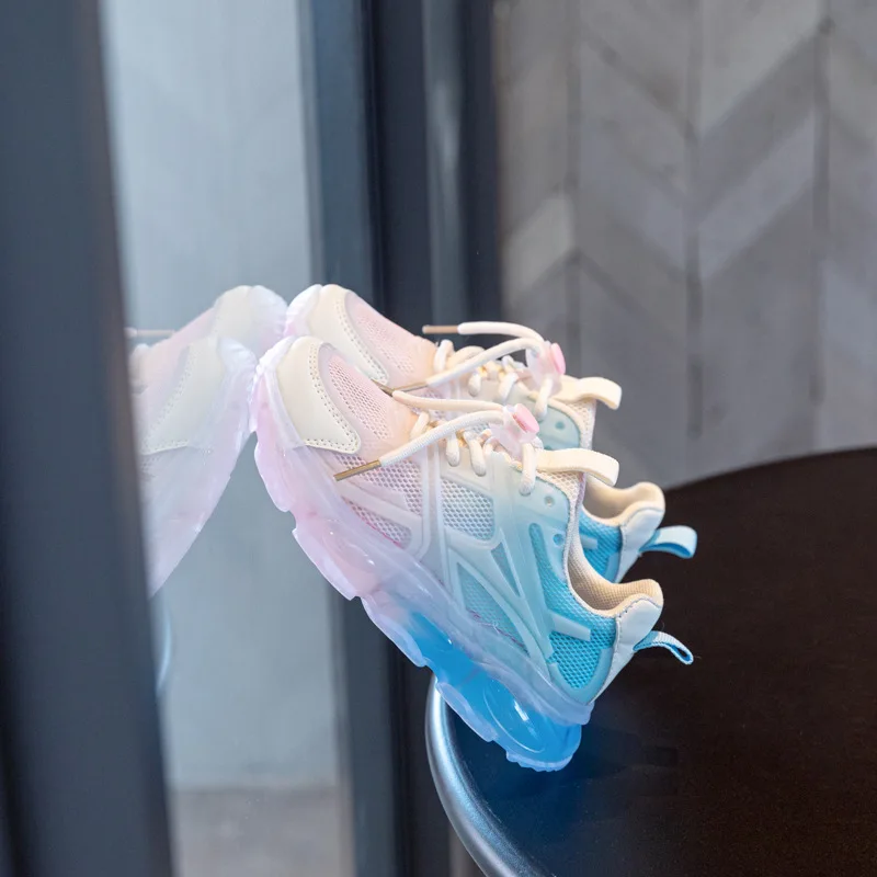 New styles fashion lightweight wholesale sports stock  girl  boy shoes kids teenage  children shoes sneakers