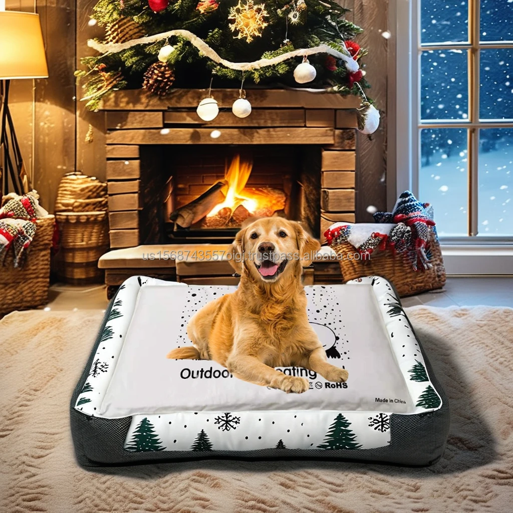 New Arrival Pet Bed Long Plush Cat Dog Mats Removable Cushion Washable Plush Pet Bed Heating Pad For Dogs And Cats