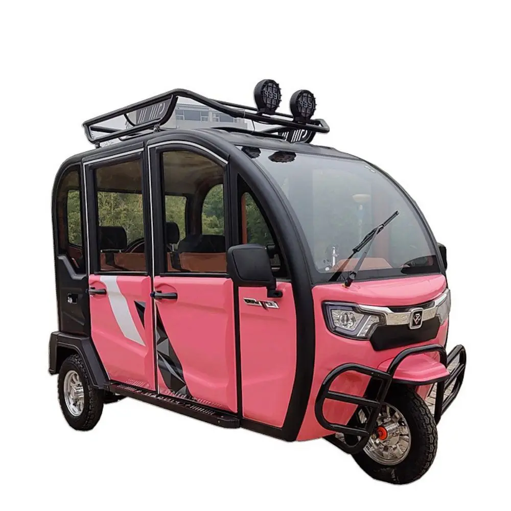 high speed 3 wheel electric cargo| passenger scooter in electric tricycles damping 800w-1000w new energy electric car 3 seats