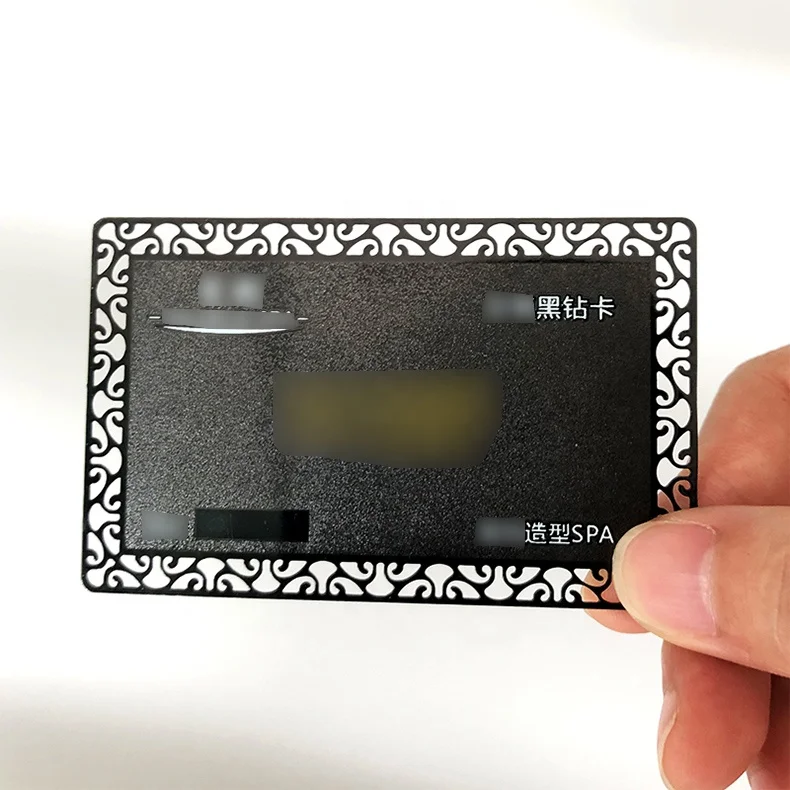 Custom Printed Brushed Metal High-End Personal Business Card