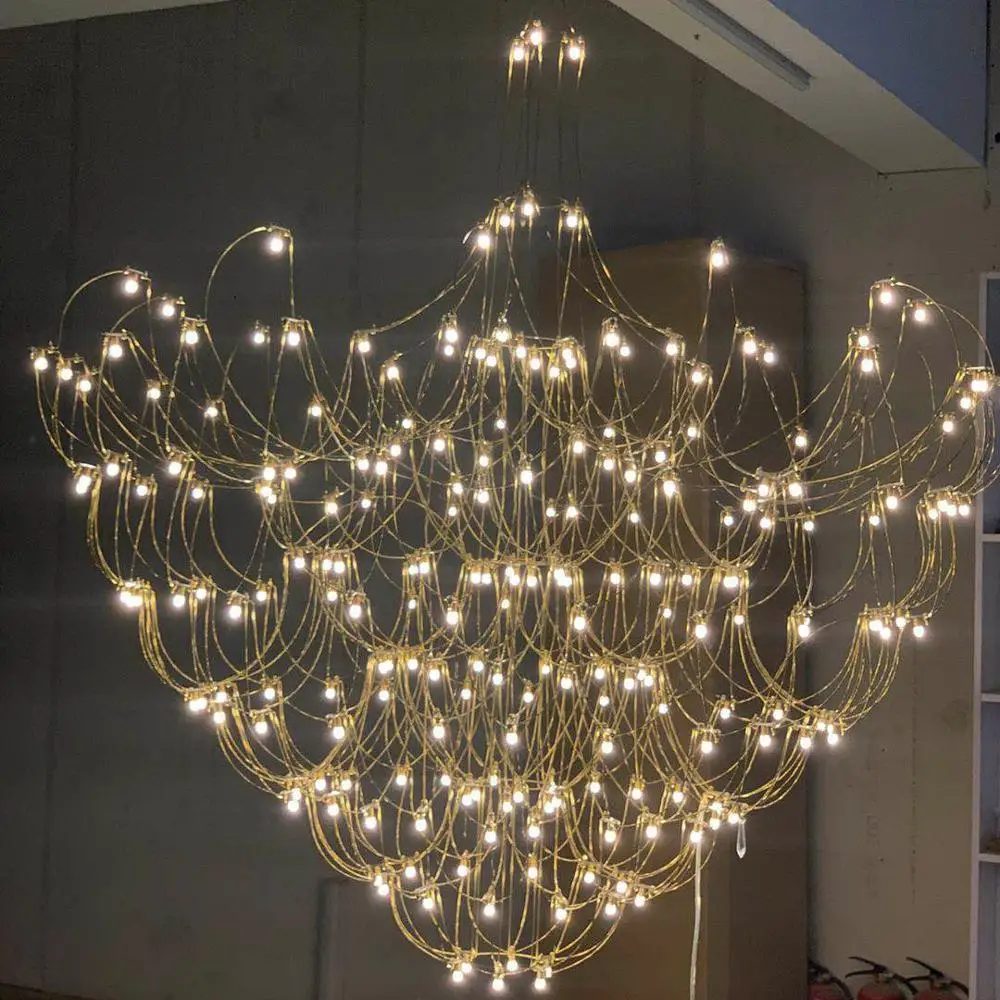 ECOJAS A3 Hotel  Heart-shaped chandelier home decoration pendant light