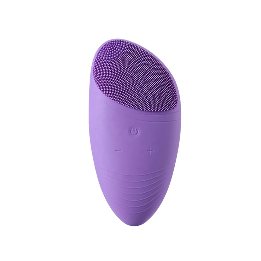 Глубокое очищение силиконовые звуковые щетки для лица глубокое отшелушивающее удаление черных точек электрическая Водонепроницаемая щетка